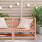 vidaXL - Tuinhoekbank - 70x70x67 - cm - massief - douglashout