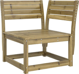 vidaXL - Tuinhoekbank - 73x73x78 - cm - geïmpregneerd - grenenhout