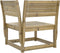 vidaXL - Tuinhoekbank - 73x73x78 - cm - geïmpregneerd - grenenhout