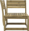 vidaXL - Tuinhoekbank - 73x73x78 - cm - geïmpregneerd - grenenhout