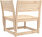 vidaXL - Tuinhoekbank - 73x73x78 - cm - massief - grenenhout