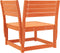 vidaXL - Tuinhoekbank - 73x73x78 - cm - massief - grenenhout - wasbruin