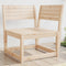 vidaXL - Tuinhoekbank - 73x73x78 - cm - massief - grenenhout
