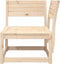 vidaXL - Tuinhoekbank - 73x73x78 - cm - massief - grenenhout