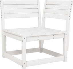 vidaXL - Tuinhoekbank - 73x73x78 - cm - massief - grenenhout - wit