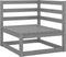 vidaXL - Tuinhoekbank - met - antracietkleurige - kussens - massief - grenenhout