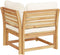 vidaXL - Tuinhoekbank - met - kussens - 73x73x65 - cm - massief - acaciahout