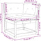 vidaXL - Tuinhoekbank - met - kussens - 73x73x78 - cm - geïmpregneerd - grenenhout