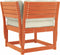 vidaXL - Tuinhoekbank - met - kussens - 73x73x78 - cm - grenenhout - wasbruin