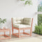 vidaXL - Tuinhoekbank - met - kussens - 73x73x78 - cm - massief - douglashout