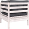 vidaXL - Tuinhoekbank - met - kussens - massief - grenenhout - wit