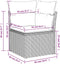 vidaXL - Tuinhoekbank - met - kussens - poly - rattan - beige