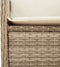 vidaXL - Tuinhoekbank - met - kussens - poly - rattan - beige