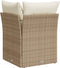 vidaXL - Tuinhoekbank - met - kussens - poly - rattan - beige