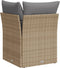 vidaXL - Tuinhoekbank - met - kussens - poly - rattan - beige