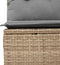 vidaXL - Tuinhoekbank - met - kussens - poly - rattan - beige