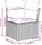 vidaXL - Tuinhoekbank - met - kussens - poly - rattan - beige