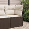 vidaXL - Tuinhoekbank - met - kussens - poly - rattan - bruin