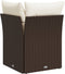 vidaXL - Tuinhoekbank - met - kussens - poly - rattan - bruin