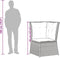 vidaXL - Tuinhoekbank - met - kussens - poly - rattan - bruin