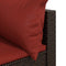 vidaXL - Tuinhoekbank - met - kussens - poly - rattan - bruin