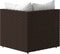 vidaXL - Tuinhoekbank - met - kussens - poly - rattan - bruin