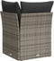 vidaXL - Tuinhoekbank - met - kussens - poly - rattan - grijs