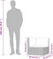 vidaXL - Tuinhoekbank - met - kussens - poly - rattan - grijs