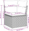 vidaXL - Tuinhoekbank - met - kussens - poly - rattan - grijs