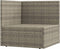 vidaXL - Tuinhoekbank - met - kussens - poly - rattan - grijs