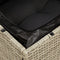 vidaXL - Tuinhoekbank - met - kussens - poly - rattan - lichtgrijs
