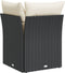 vidaXL - Tuinhoekbank - met - kussens - poly - rattan - zwart