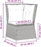 vidaXL - Tuinhoekbank - met - kussens - poly - rattan - zwart