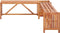 vidaXL - Tuinhoekbank - met - plantenbak - 117x117x40 - cm - massief - acaciahout
