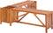 vidaXL - Tuinhoekbank - met - plantenbak - 117x117x40 - cm - massief - acaciahout