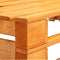 vidaXL - Tuinhoekbank - pallet - hout - honingbruin