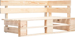 vidaXL - Tuinhoekbank - pallet - hout