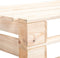 vidaXL - Tuinhoekbank - pallet - hout