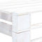 vidaXL - Tuinhoekbank - pallet - hout - wit