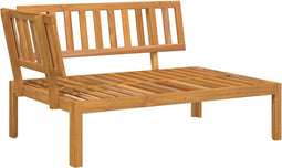 vidaXL - Tuinhoekbank - pallet - massief - acaciahout