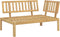 vidaXL - Tuinhoekbank - pallet - massief - acaciahout