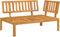vidaXL - Tuinhoekbank - pallet - massief - acaciahout