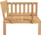vidaXL - Tuinhoekbank - pallet - massief - acaciahout