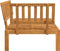 vidaXL - Tuinhoekbank - pallet - massief - acaciahout