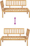 vidaXL - Tuinhoekbank - pallet - massief - acaciahout
