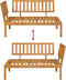 vidaXL - Tuinhoekbank - pallet - massief - acaciahout