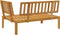 vidaXL - Tuinhoekbank - pallet - massief - acaciahout