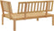 vidaXL - Tuinhoekbank - pallet - massief - acaciahout