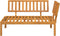 vidaXL - Tuinhoekbank - pallet - massief - acaciahout