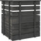 vidaXL - Tuinhoekbank - pallet - massief - grenenhout - donkergrijs